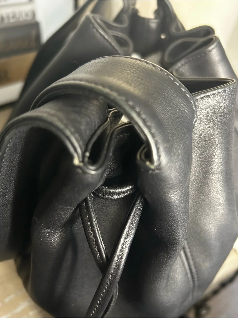 Coach Vintage Lexington Drawstring Bucket Bag 4180 – Black TannedGlove Leather
